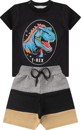 Imagem de Kit 4 Conjunto Juvenil Masculino Menino de Verão Roupa Calor