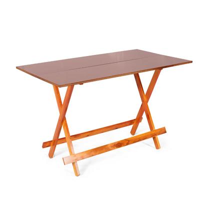 Imagem de Kit 4 Conjuntos Dobráves 120x70 com 6 Cadeiras Mel - Móveis Britz