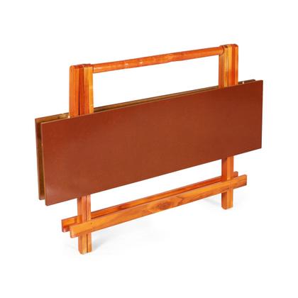 Imagem de Kit 4 Conjuntos Dobráves 120x70 com 6 Cadeiras Mel - Móveis Britz