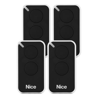 Kit 4 Controle Remoto Era Inti Preto Peccinin 2 Canais 433 - LINEAR / NICE Imagem de Kit 4 Controle Remoto Era Inti Preto Peccinin 2 Canais 433