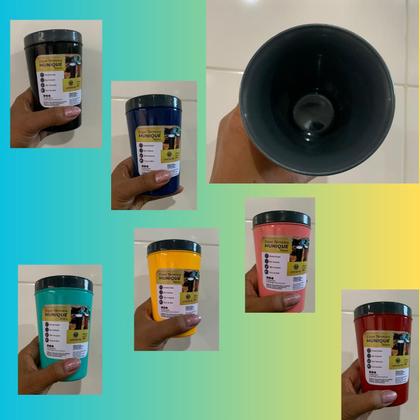 Imagem de Kit 4 Copos Térmico Munique 350ML Parede Dupla Multiuso Unitermi Cerveja Café Chá Suco Refrigerante