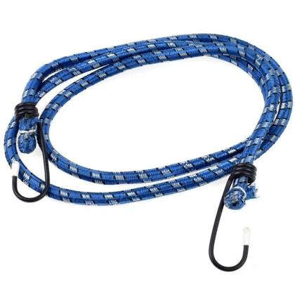 Imagem de Kit 4 Corda Elástica C/ Gancho Metal Extensor 2mts X  8mm - Fertak