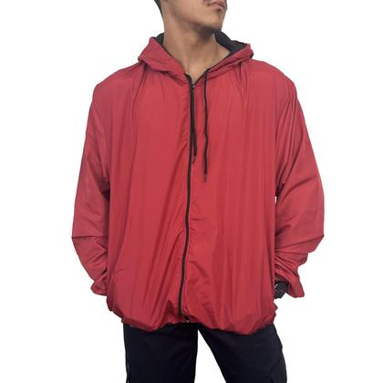 Imagem de Kit 4 Corta Vento Impermeável Liso Sem Estampa Masculino Com Forro e Capuz Corrida Blusa de Frio