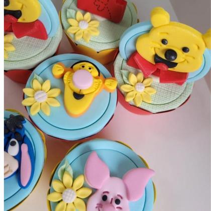 Imagem de Kit 4 Cortador Modular Ursinho Pooh 5CM Cabeça