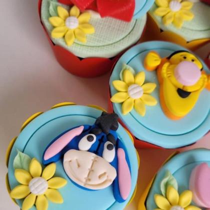 Imagem de Kit 4 Cortador Modular Ursinho Pooh 5CM Cabeça