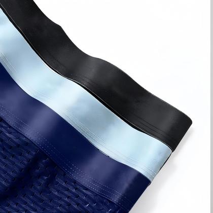 Imagem de Kit 4 Cuecas Box Boxer Respirável Masculino Atacado Revenda Cueca Adulto Elástico Confortável