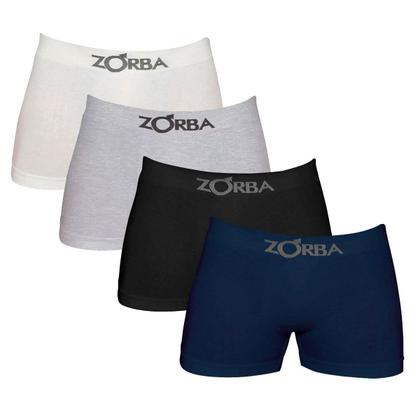 Imagem de Kit 4 Cuecas Box Boxer Zorba Algodão Sem Costura 781 Full