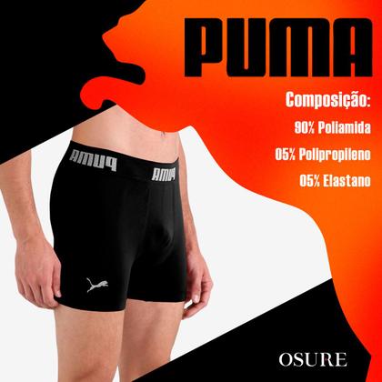 Imagem de Kit 4 Cuecas Boxer Puma Masculina Box Microfibra Cueca Sem Costura Confortável Adulto Original