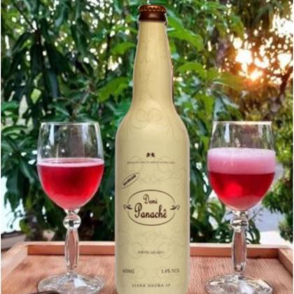 Imagem de Kit 4 Demi Panache Familia Carra 600 ml Festa Piscina Praia Dink Especial Churrasco Rosé Natal Serra Negra Presente