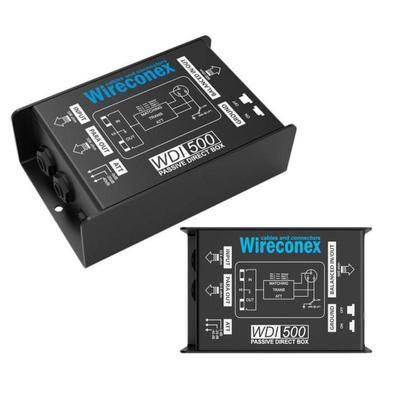 Imagem de Kit 4 Direct Box Profissional Wireconex WDI 500 Passivo