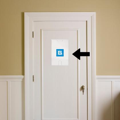 Imagem de Kit 4 Display Expositor Folheto Informativo Office 32x24cm A4 Dupla Face Vertical Horizontal Cristal