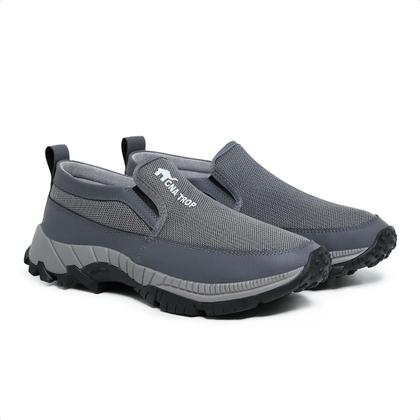 Imagem de Kit 4 em 1 Sapatilha Slip On Tenis Masculino Casual Moderno de Trilha Adventure Super Leve e Elastic