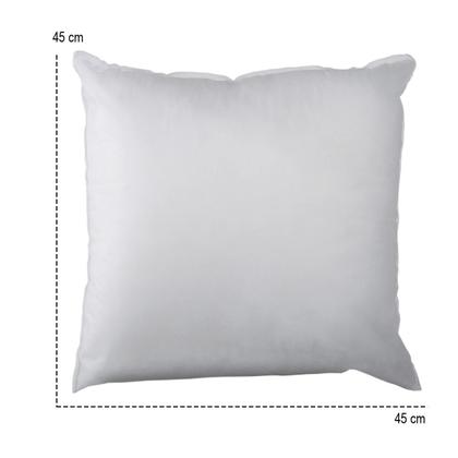 Imagem de Kit 4 Enchimentos Almofadas Fibra Silicone 45x45 Cm Macio