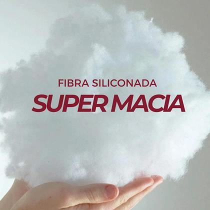 Imagem de Kit 4 Enchimentos de Almofada 45x45 Fibra Siliconada Super Macio Cheio Confortáveç