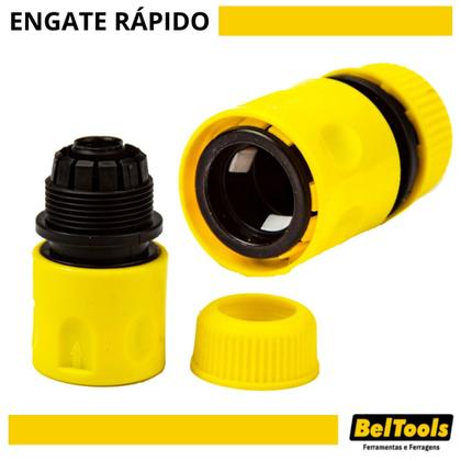 Imagem de KIT 4 Engate Rápido 1 Derivação Em Y E 1 BICO P/ MANGUEIRA