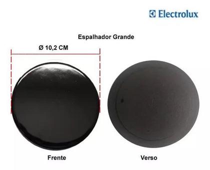 Imagem de Kit 4 Espalhadores Tampinhas Fogão Electrolux 56 SE 56 UT 56 ST 2 peq/2grd