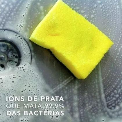 Imagem de Kit 4 Esponjas Bucha Lava Louças Multiuso de Limpeza Dupla Face