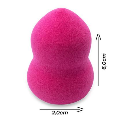 Imagem de Kit 4 Esponjas para Maquiagem Modelos Diversos Gota Corpinho Pele Rosto