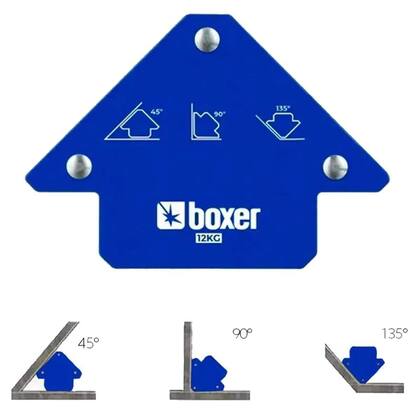 Imagem de Kit 4 Esquadro Magnético Para Solda 12kg - Boxer