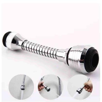 Imagem de Kit 4 Extensor De Torneira Cabo Flexível Movimento 360º 