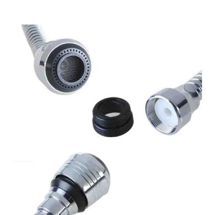 Imagem de Kit 4 Extensor De Torneira Cabo Flexível Movimento 360º 