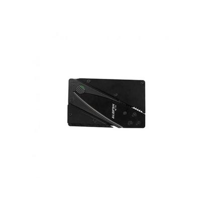 Imagem de Kit 4 Faca Cartão Tático Inox 14,5cm KMC Black - Albatroz