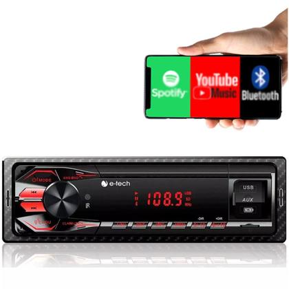 Imagem de Kit 4 Falantes 6 Pol 55w Orion + Rádio Para Carro Bluetooth