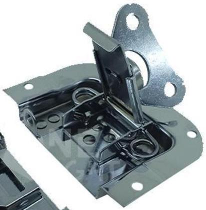 Imagem de Kit 4 Fecho Borboleta Cromado Para Case 10,5X10,5Cm Yr2204