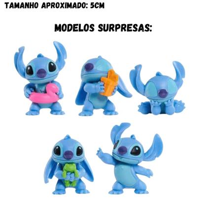 Imagem de Kit 4 Figura Surpresa Stitch 5cm Lilo & Stitch Disney Sunny