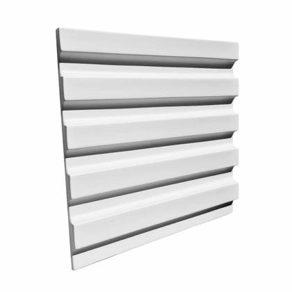 Imagem de Kit 4 Formas 3d Abs - Ripado 30x30 Placa Gesso Cimento