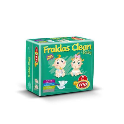 Imagem de Kit 4 Fralda Descartável Baby Felt Noturna Infantil P - 100 Unidades