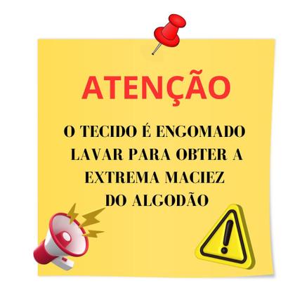 Imagem de - Kit 4 Fronhas Berço 30x40 100% Algodão 200 Fios Ponto Palito Tecido Fresco