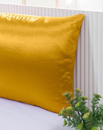 Imagem de Kit 4 Fronhas Cetim de Seda Anti Frizz com Ziper Oculto Anti Frizz Alto Brilho 0,50 x 0,70 cm