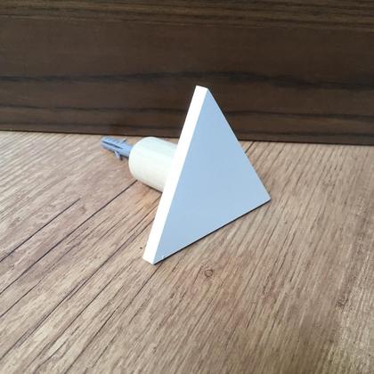 Imagem de Kit 4 Ganchos de parede MDF laminado Triângulo