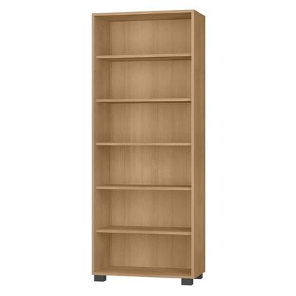 Imagem de Kit 4 Gaveteiros para Escritório Gávea com Chave e 4 Livreiros Office Freijó Fosco  Móveis Leão