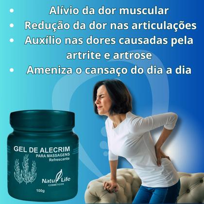 Imagem de Kit 4 Gel de Alecrim Natu Life Alivia o cansaço e Dor Muscular