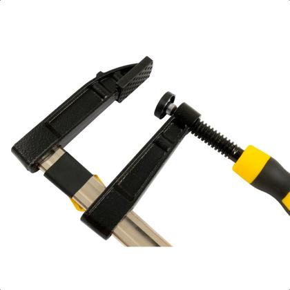 Imagem de Kit 4 Grampos P Carpinteiro Tipo F Sargento 100x300mm 12 Pol