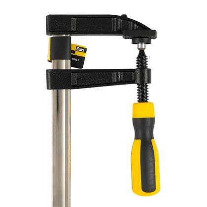 Imagem de Kit 4 Grampos P Carpinteiro Tipo F Sargento 120X300Mm 16 Pol