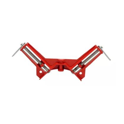 Imagem de Kit 4 Grampos Sargento Angular 90o Para Canto 75mm Vermelho