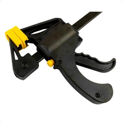 Imagem de Kit 4 Grampos Sargento Aperto Rápido Madeira 200X315X45Mm