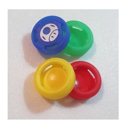 Imagem de Kit 4 Grips Capa Analógico Compatível Com Switch