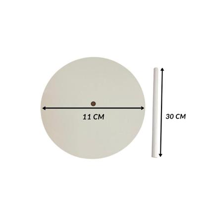 Imagem de KIT 4 GUINDASTE PARA BOLO EM MDF - 2 uni 11cm e 2 uni 13cm