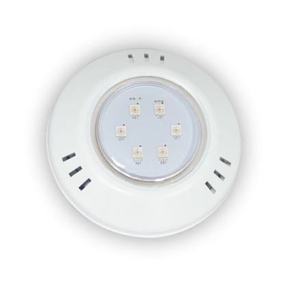Imagem de Kit 4 Hiper Led 9W Azul Abs Piscina E Fonte 3A