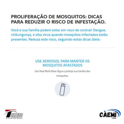 Imagem de Kit 4 Inseticidas Raid Aerosol Multi Insetos 420 Ml