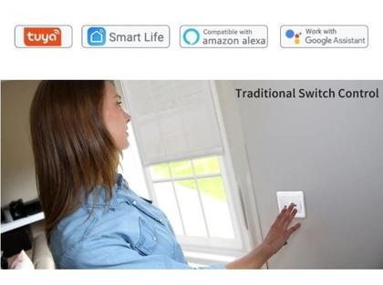 Imagem de Kit 4 Interruptores Cortina Inteligente Alexa E Google Home