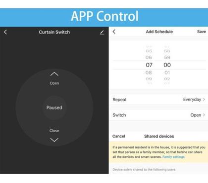 Imagem de Kit 4 Interruptores Cortina Inteligente Alexa E Google Home