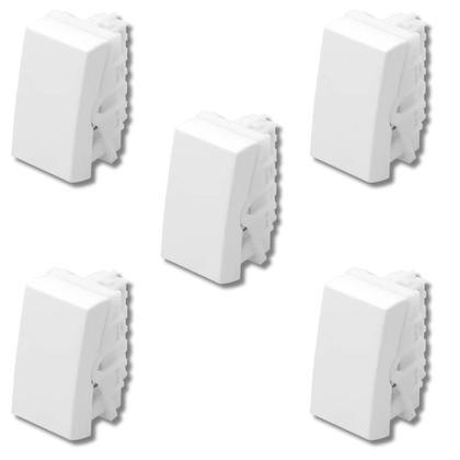 Imagem de Kit 4 Interruptores Simples +1 Paralelo +1 Tomada Usb -fame