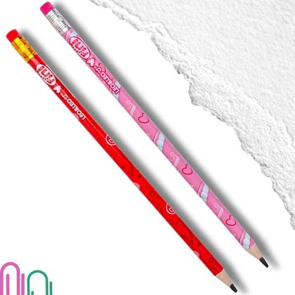 Imagem de kit 4 Itens  Lápis HB Apontador Borracha Material Escolar Fini Infantil 