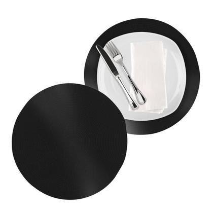 Imagem de Kit 4 Jogo Americano Redondo Mesa Posta Sousplat Supla Cozinha 38 cm