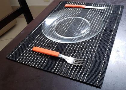 Imagem de KIT 4 Jogo Americano Souplast Bambu Colorido 40x30cm Xion